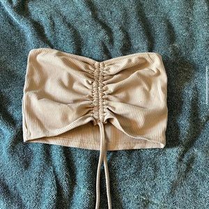 scrunch tube top